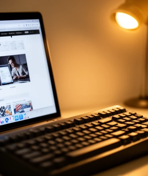 Tastatur und Monitor