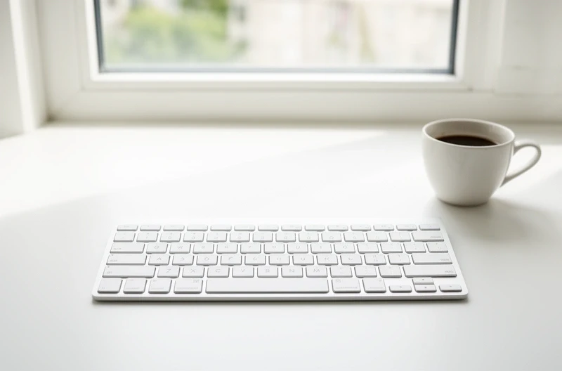 Membran-Tastatur am Arbeitsplatz